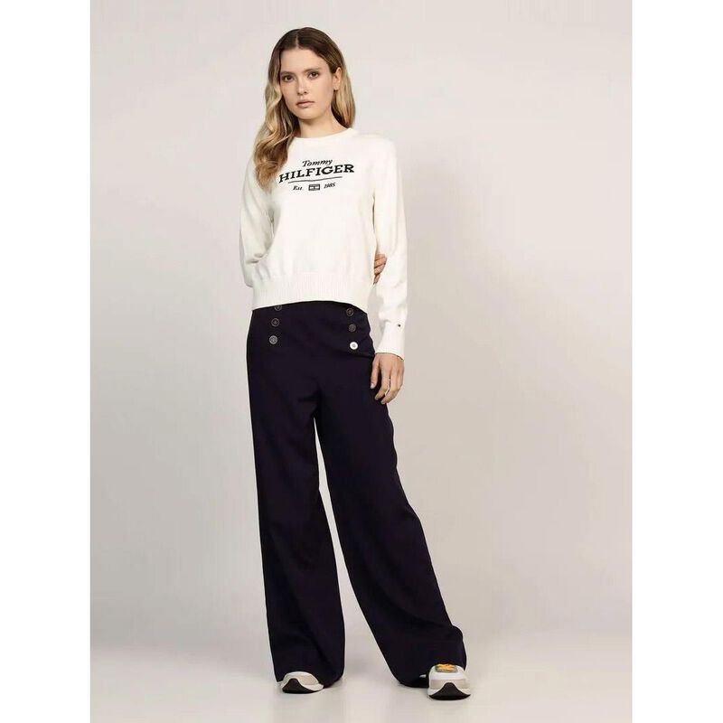 Tommy Hilfiger Logo Crew Neck Sweater image number 3